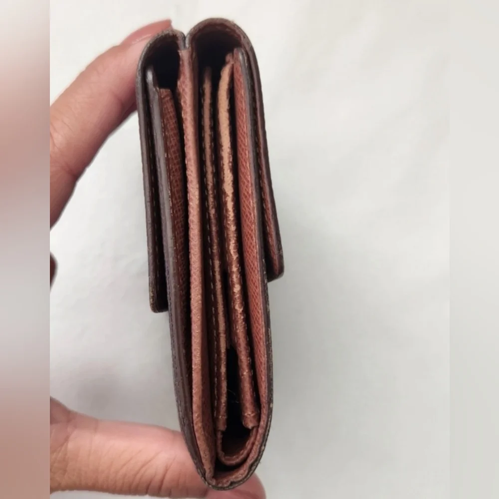 Louis Vuitton Brown Monogram Canvas Compact Wallet